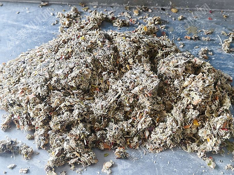 飯菜渣壓榨脫水后 飯菜渣壓榨脫水后